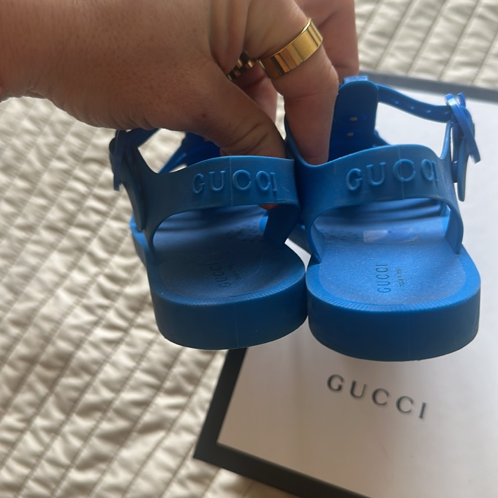 Gucci Kids Blue Sandals jelly - Picture 4 of 5